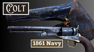 Original Colt 1861 Navy 36 Caliber Civil War Era Black Powder Revolver Super Rare [upl. by Ellerey]