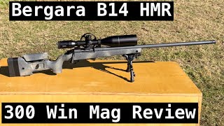 Bergara B14 HMR 300 Win Mag Review [upl. by Initsed]