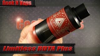 Review du Limitless RDTA Plus dIjoy et Limitless Mod Co [upl. by Odracir]