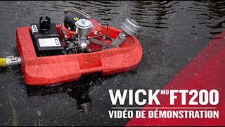 Pompe à incendie flottante Wick FT200 Installation et fonctionnement [upl. by Wilber251]