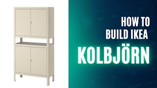 How to build IKEA KOLBJÖRN cabinet From IKEA [upl. by Pals]