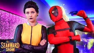 LADY DEADPOOL vs NEGASONIC TEENAGE WARHEAD  Ladies Night Real Life Superhero Movie [upl. by Johnson361]