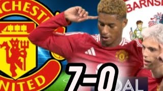 Manchester United 70 Barnsley highlights [upl. by Yraccaz616]