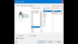 Inventor  Create Key Selection Columns for Content Center [upl. by Danie]