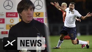 Joachim Löw quotWackeln nicht wie Italienquot  DFBTeam  WMQualifikation [upl. by Krein]