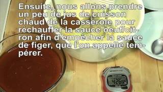 Comment faire la sauce grecque avgolemono qui est très stable [upl. by Eceinhoj]