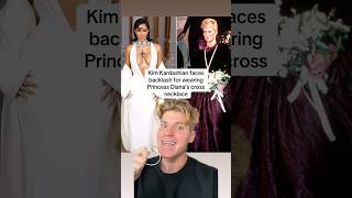 Kim Kardashian faces backlash for wearing Princess Diana’s cross necklace 👀 [upl. by Aihsenrad309]