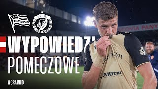 Wypowiedzi po meczu Cracovia  Widzew Łódź 13 [upl. by Annovahs]