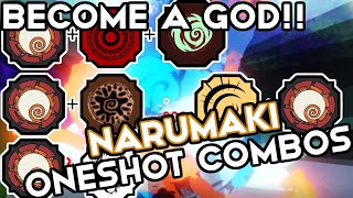 5 INSANE Narumaki Combos That Will WIN In Shindo Life  Shindo Life Combos [upl. by Maryanne]