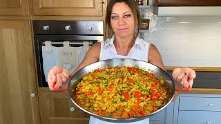 Paella Vegetariana Ricetta Spagnola Semplice [upl. by Arjun]