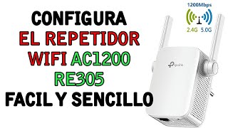 Como CONFIGURAR repetidor WIFI AC1200 RE305 [upl. by Gustav]