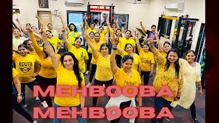 Mehbooba Mehbooba  Dance Fitnesses  Bollywood song  JFC Zumba [upl. by Etnad556]