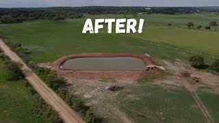 Check out our latest livestock pond build [upl. by Darom]