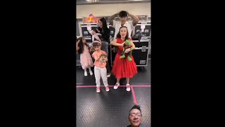 🤩SALOME APRENDIO A BAILAR FABRICA DE BEBES 👶🥰 REACCION [upl. by Gilson]