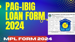 Paano mag fill up ng PAGIBIG LOAN FORMMPL 2024 [upl. by Salisbarry471]