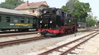 Lößnitzgrundbahn  Rangierfahrten Radeburg [upl. by Agler]