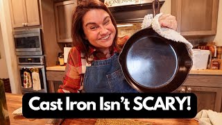 How to Season and Care for Cast Iron Cookware [upl. by Analim]