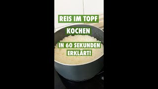 Reis kochen ohne Reiskocher kurz erklärt  Einfach Japanisch lernen shorts [upl. by Nilra]