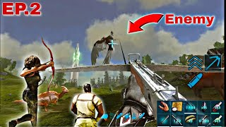 defense base enemy attack Ark mobile pvp  S16 EP2 [upl. by Hgieloj450]