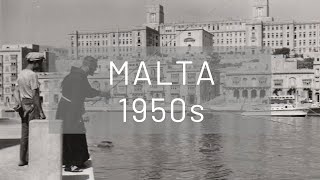 Malta 1950s Maltas History Valletta Sliema St Julians 1950s [upl. by Granny605]