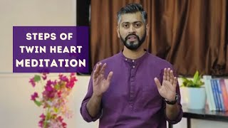 How to do Twin Hearts Meditation  Step by Step explanation  Marathi [upl. by Eniamret]