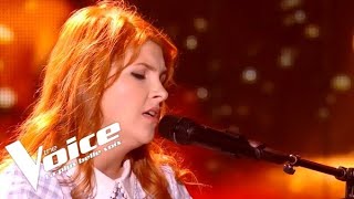 Johnny Hallyday – Derrière lamour  Sarah Schwab  The Voice France 2020  Blind Audition [upl. by Nic]