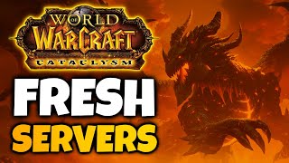 FRESH Cataclysm Servers Coming in The Pre Patch [upl. by Arvonio]