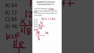 ASVABPiCAT Arithmetic Reasoning Practice Test Q Conversions acetheasvab w grammarhero [upl. by Aeila211]