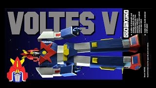 Voltes V  Unboxing My Paper Craft Voltes V [upl. by Noell]