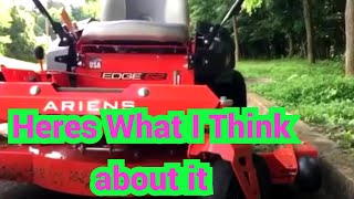 Ariens Edge 52 inch zero turn review lawncare productreview [upl. by Sugden824]