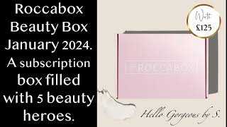 SPOILERS  Roccabox JANUARY 2024 Beauty Box  FullReveal [upl. by Zicarelli360]