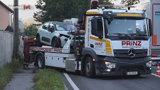 Schwerer Verkehrsunfall auf Voralpenstraße bei Sierning [upl. by Kama]