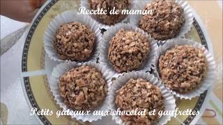 Gâteaux de maman au chocolat et gaufrette [upl. by Anitserp366]