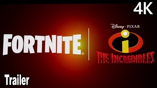 Fortnite The Incredibles Reveal Trailer Elastigirl Mr Incredible Frozone [upl. by Colson]