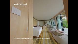 Kuda Villingili Resort Maldives – Fourbedroom Beach Villa with Private Pool [upl. by Wivinah]