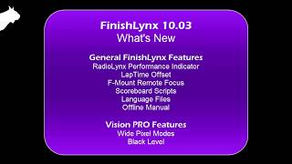 FinishLynx 1003 New Features  Video Release Notes [upl. by Levram]