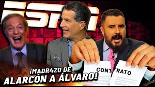 ¡LO MANDA ALV ALARCÓN HACE QUE CORRAN A ÁLVARO MORALES DE ESPN [upl. by Airotnes]