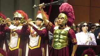 The USC Spirit of Troy Performed quotFight Onquot as the Song Girls Dance Force and USC Silks performed [upl. by Assyli]