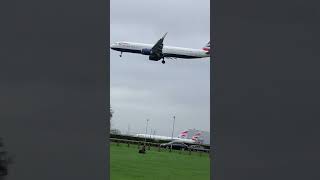 Plane spotting Heathrow feltham London [upl. by Durrace]