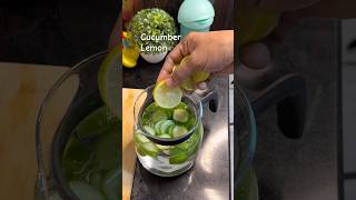 Infused water 2🥤 Cucumber lemon infusedwater detox amla food skincare whatiatetoday trending [upl. by Nanah313]