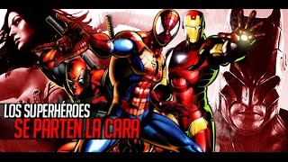 Los SUPERHÉROES SE PARTEN LA CARA en la arena  Retro Reportaje  MERISTATION [upl. by Sutsuj389]