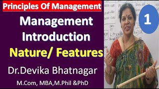 1 Principles of Management Subject  Introduction [upl. by Acinorehs]