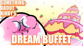 Something About Kirbys Dream Buffet ANIMATED Loud Sound Warning 🍓🎂🍓 [upl. by Aihsital]