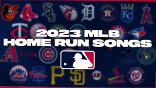 All 2023 MLB Home Run Songs [upl. by Mitzie]