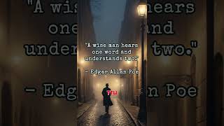 Edgar Allan Poes Dark Genius  Life lessons motivation quotes [upl. by Meggi]