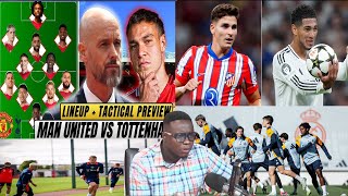 REAL MADRID VS ATLETICO MADRIDMAN UNITED VS TOTTENHAMPREDICTIONBETTING ODDSfootball trending [upl. by Limann]