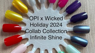 OPI x Wicked  Infinite Shine Holiday 2024 Collaboration Collection [upl. by Sadira504]