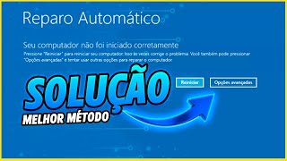 Como resolver Reparo automático na inicialização do Windows [upl. by Plante]