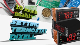 cara setting thermostat digital dixell  how to change temperature limits and setpoin [upl. by Selway]