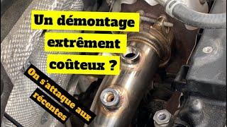 Démontage FAP Seat Leon Fr 184 20 TDI CR Golf 7 GTD AudiA3 20 TDI 2017 Nettoyage FAP [upl. by Haon878]